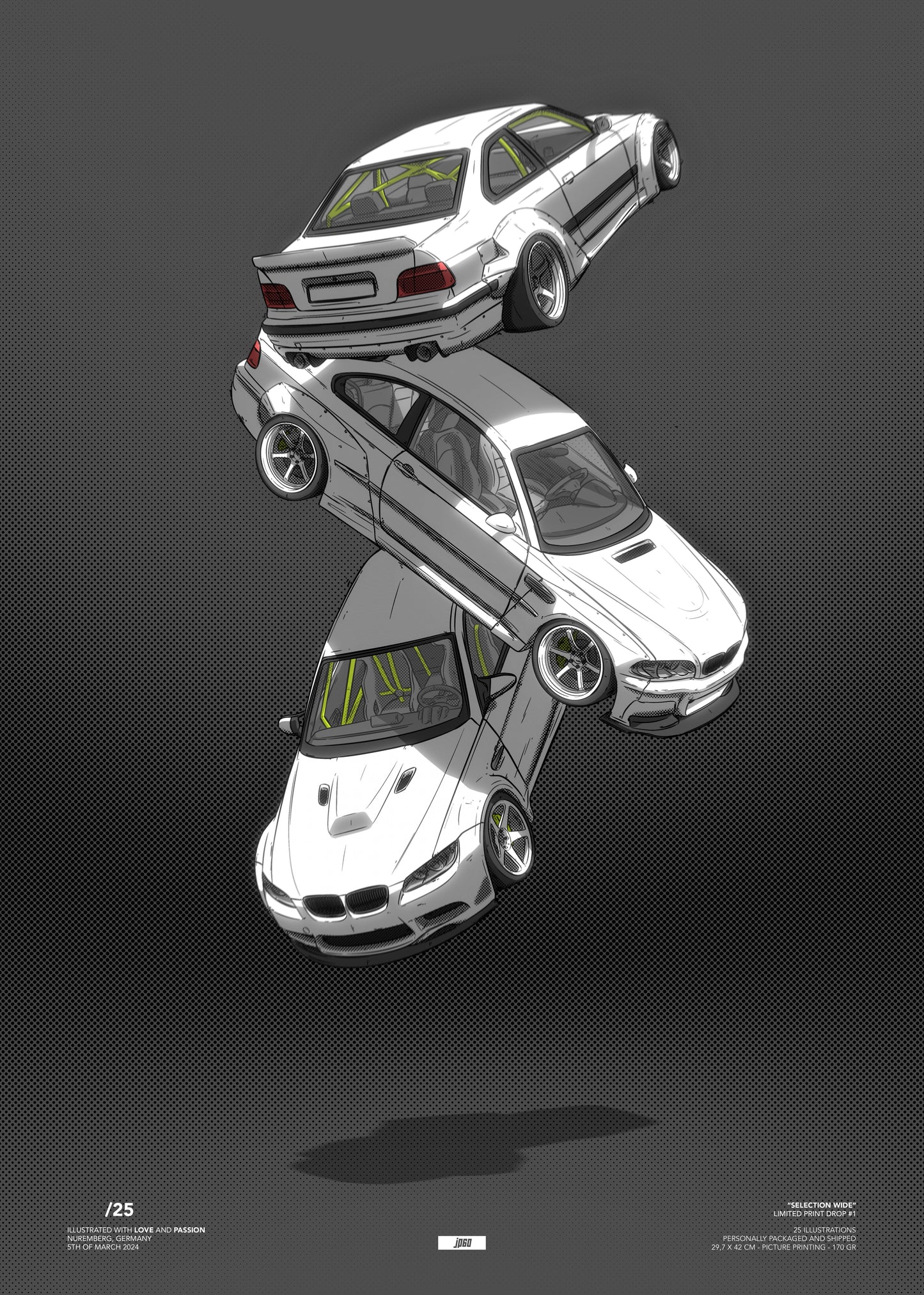 M3 (E36, E46, E92) poster