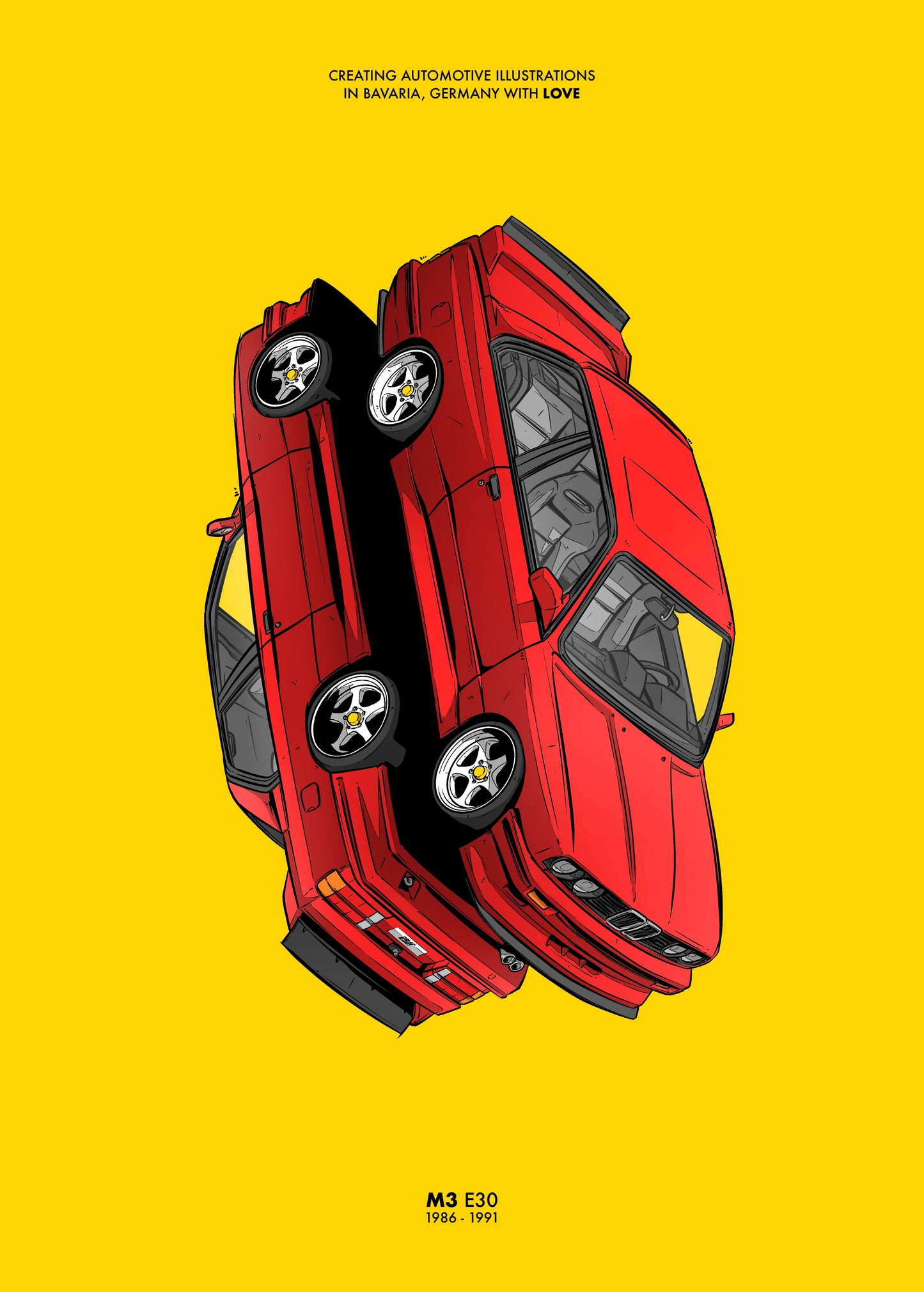 M3 E30 poster