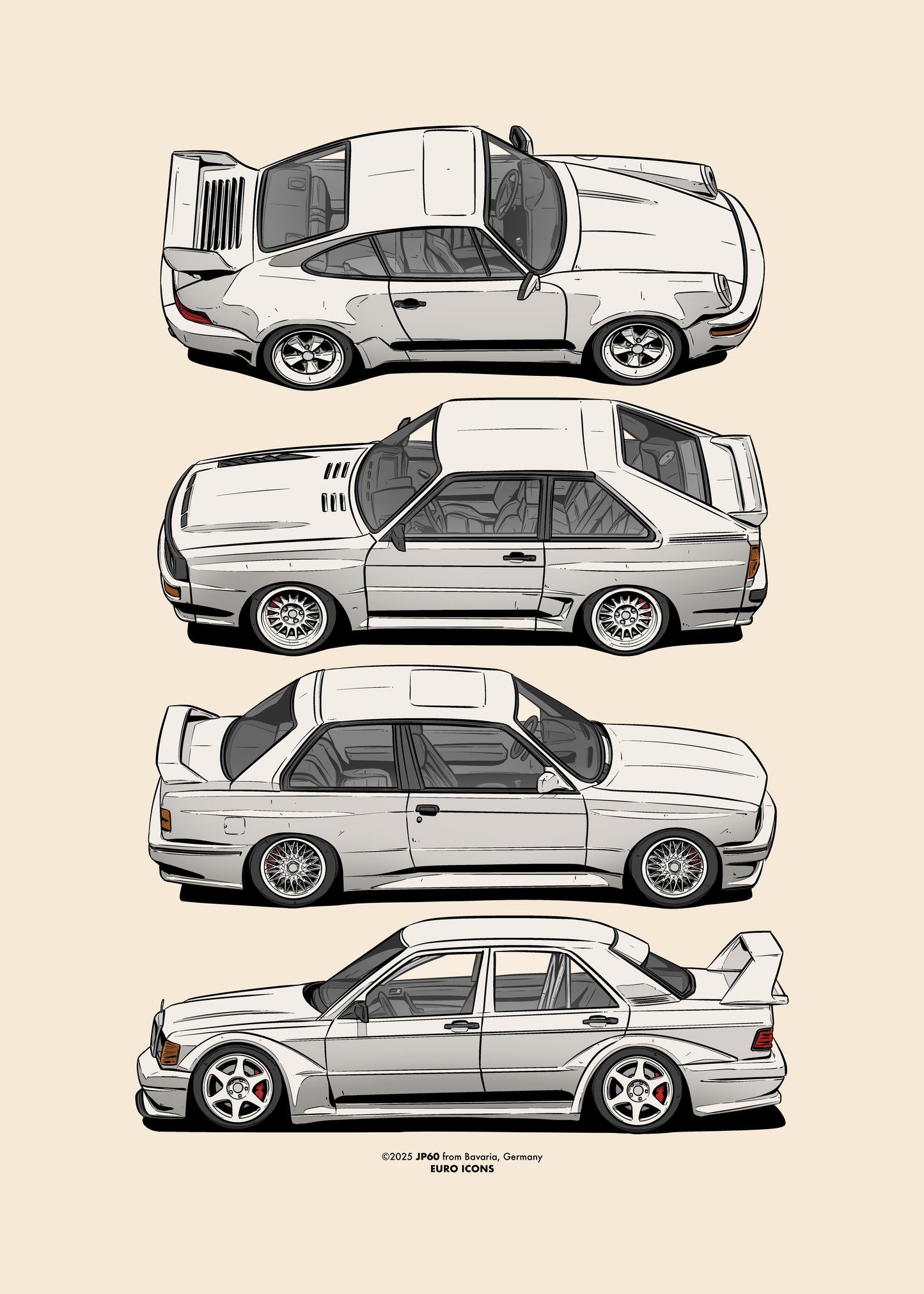 EURO ICONS Poster