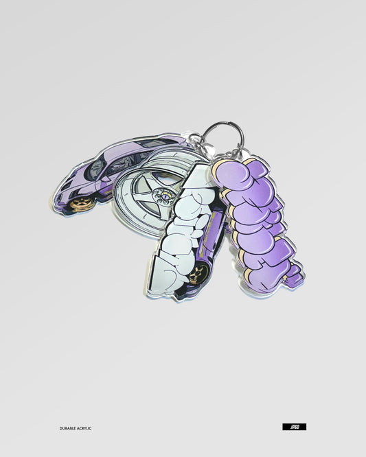 GT3 RS Graffiti Keychain Bundle