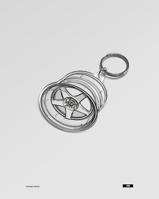 Wheel keychain