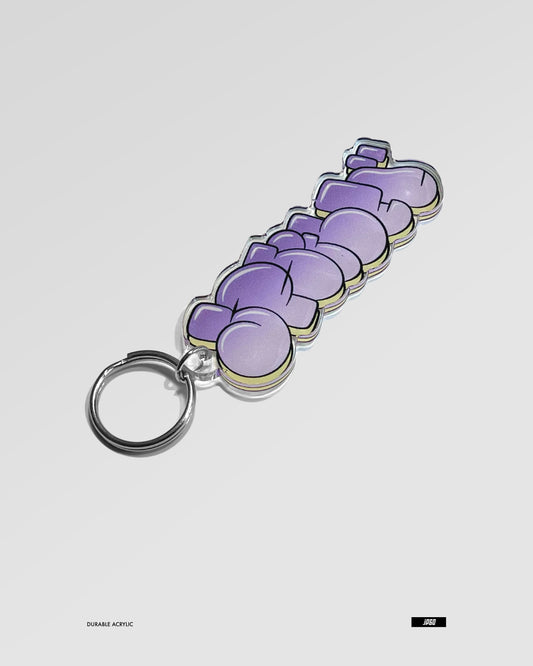 SPOILED graffiti keychain