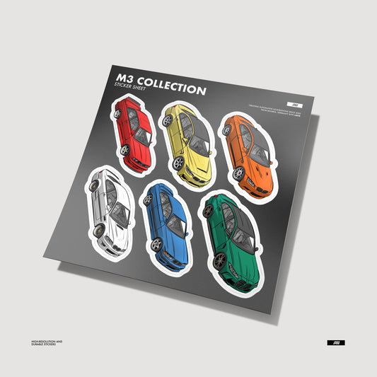 M3 collection sticker sheet