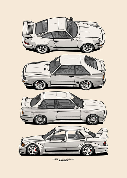 EURO ICONS Poster