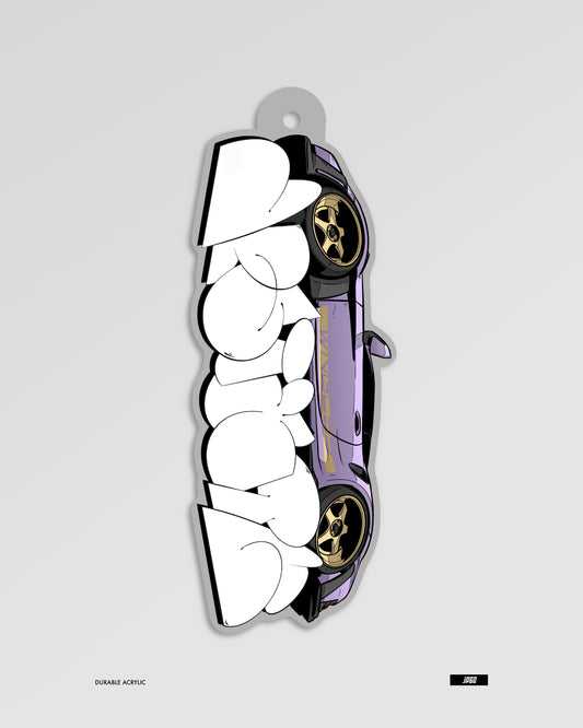 GT3 RS graffiti keychain