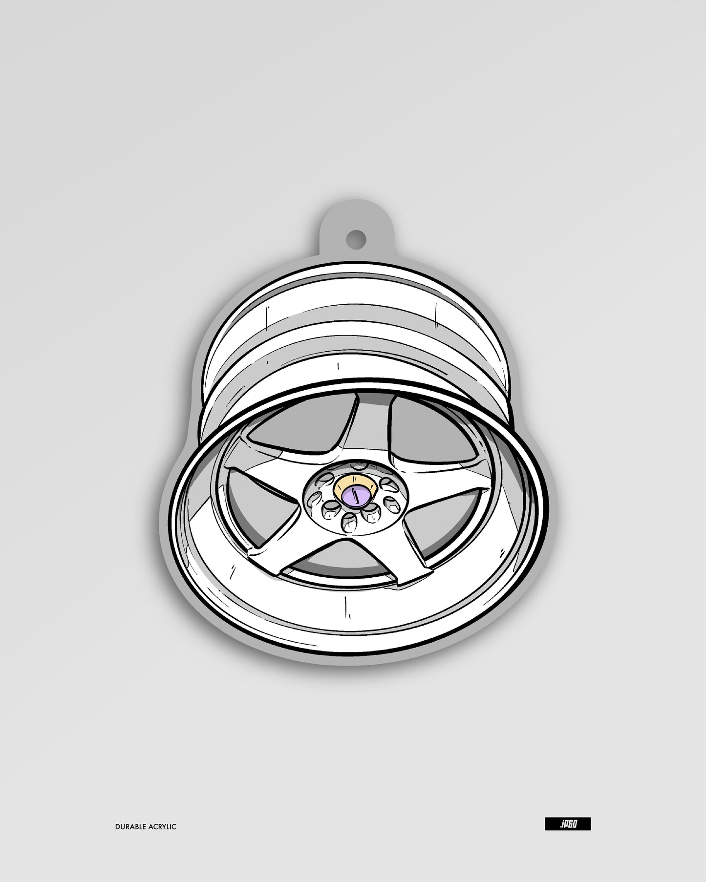 Wheel keychain