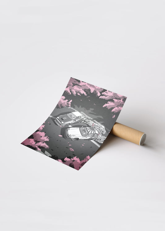 Blossom Drift Poster