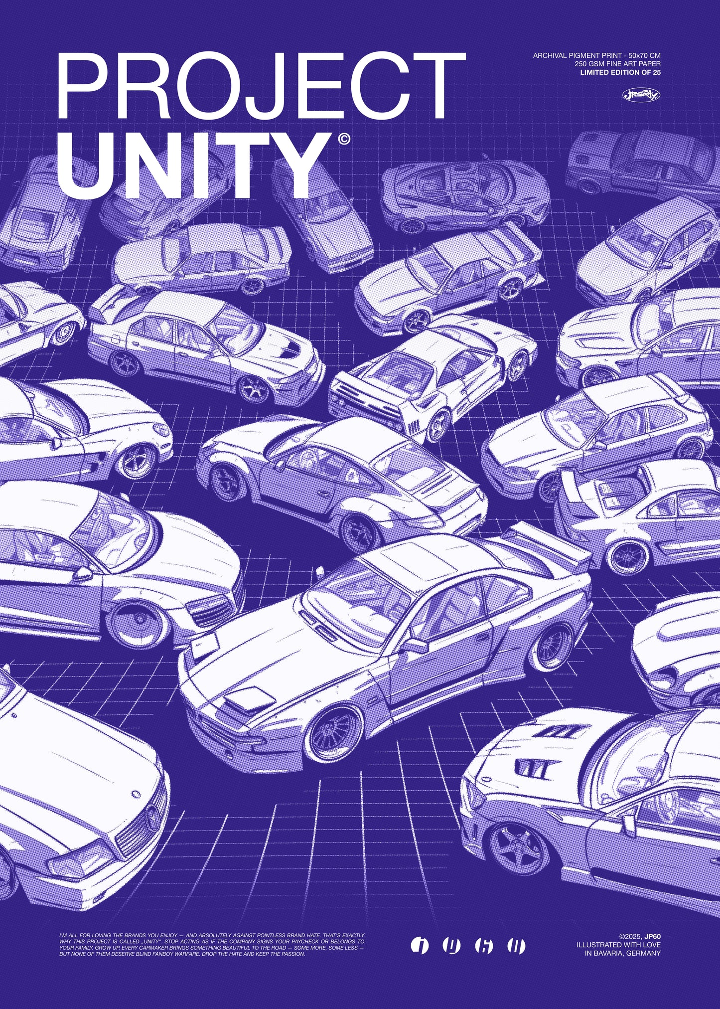 Unity Monochrome Poster